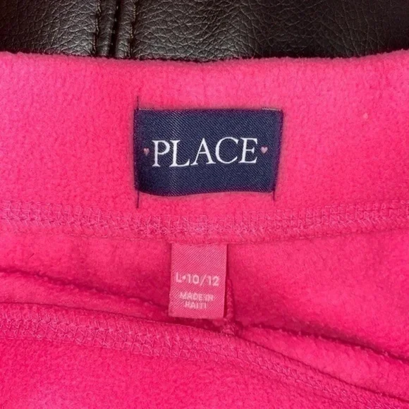 GIRLS L PINK FUZZY CHILDREN’S PLACE SWEATPANTS❗️ - Picture 2 of 2